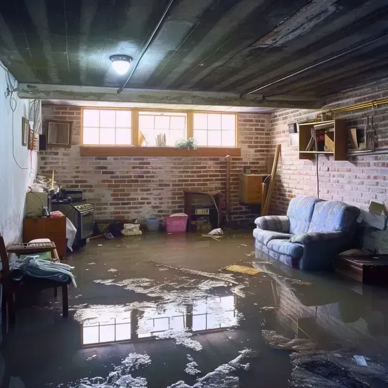 Flooded Basement Cleanup in Wareham Center, MA